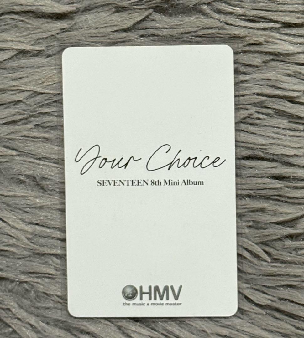 SEVENTEEN ジョンハン Your Choice HMV特典トレカ