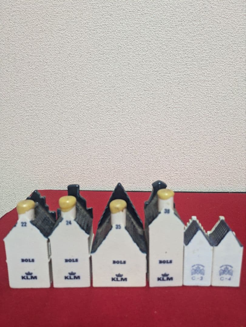 KLMオランダ航空　デルフトブルーハウス 等6点　ビジネスクラス搭乗記念品