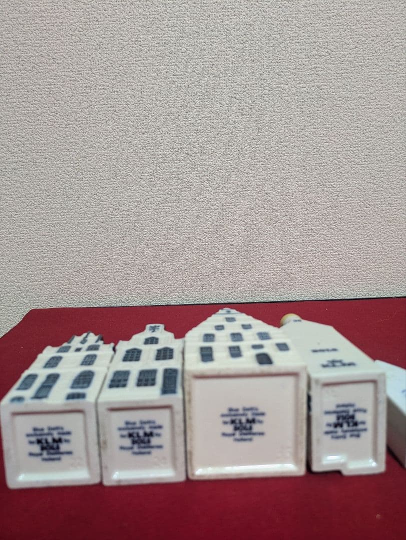 KLMオランダ航空　デルフトブルーハウス 等6点　ビジネスクラス搭乗記念品