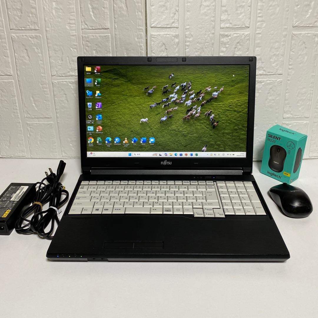 Windows11 オフィス付き　Core i5 SSD メモリ8GB 富士通