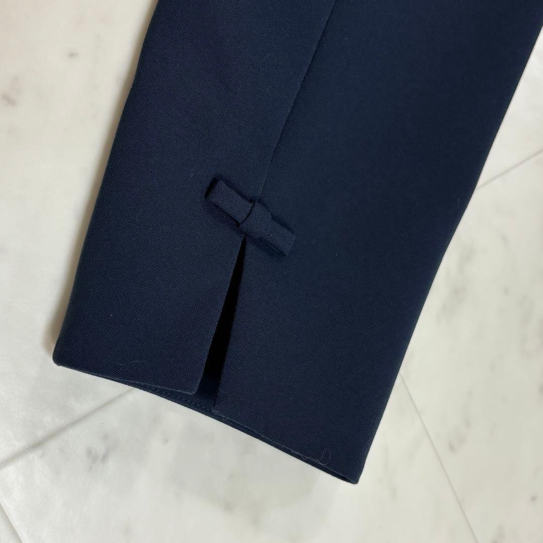 チロリンママ です★新品★ストレッチダブルクロス チュニックブラウス