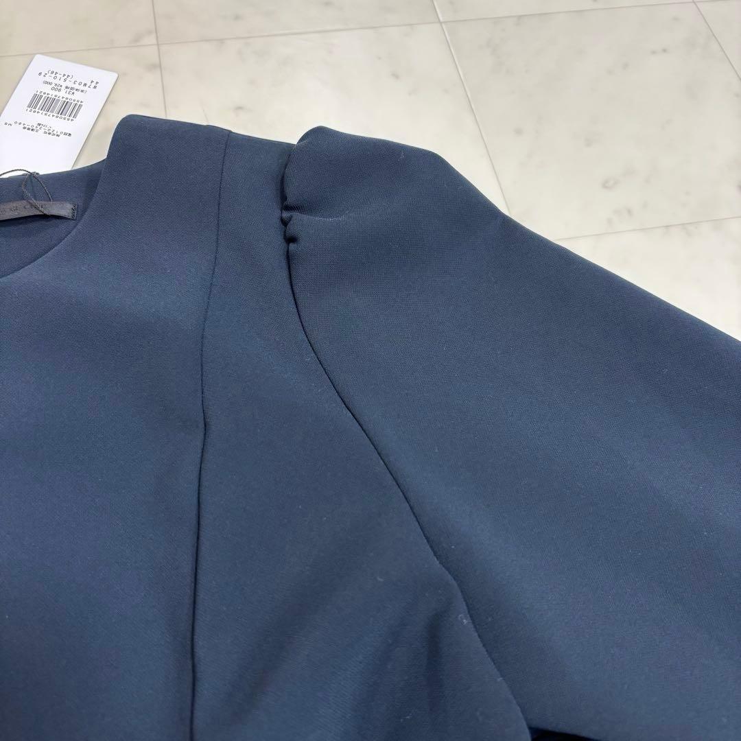 チロリンママ です★新品★ストレッチダブルクロス チュニックブラウス