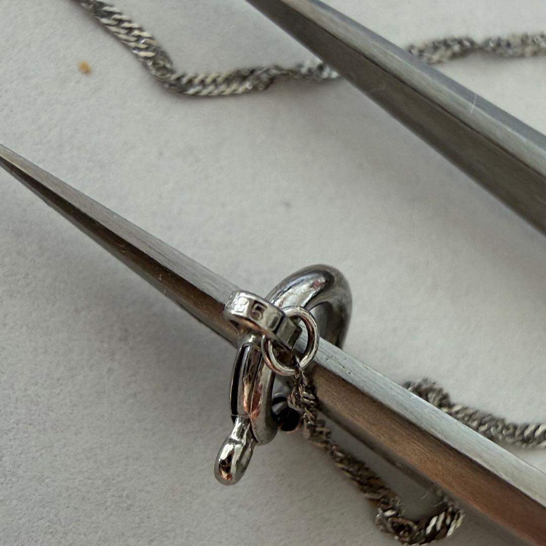 プラチナ850 Pt900 ダイヤモンド 0.15ct ネックレス