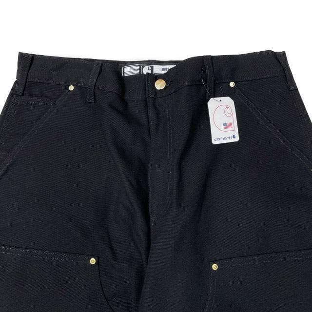 カーハート ワークパンツ US購入 ダブルニー(36×30)黒 181218