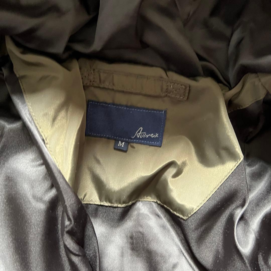 未使用【アヴィレックス】（M）キルティング ジャケット 中綿 カーキ 短丈
