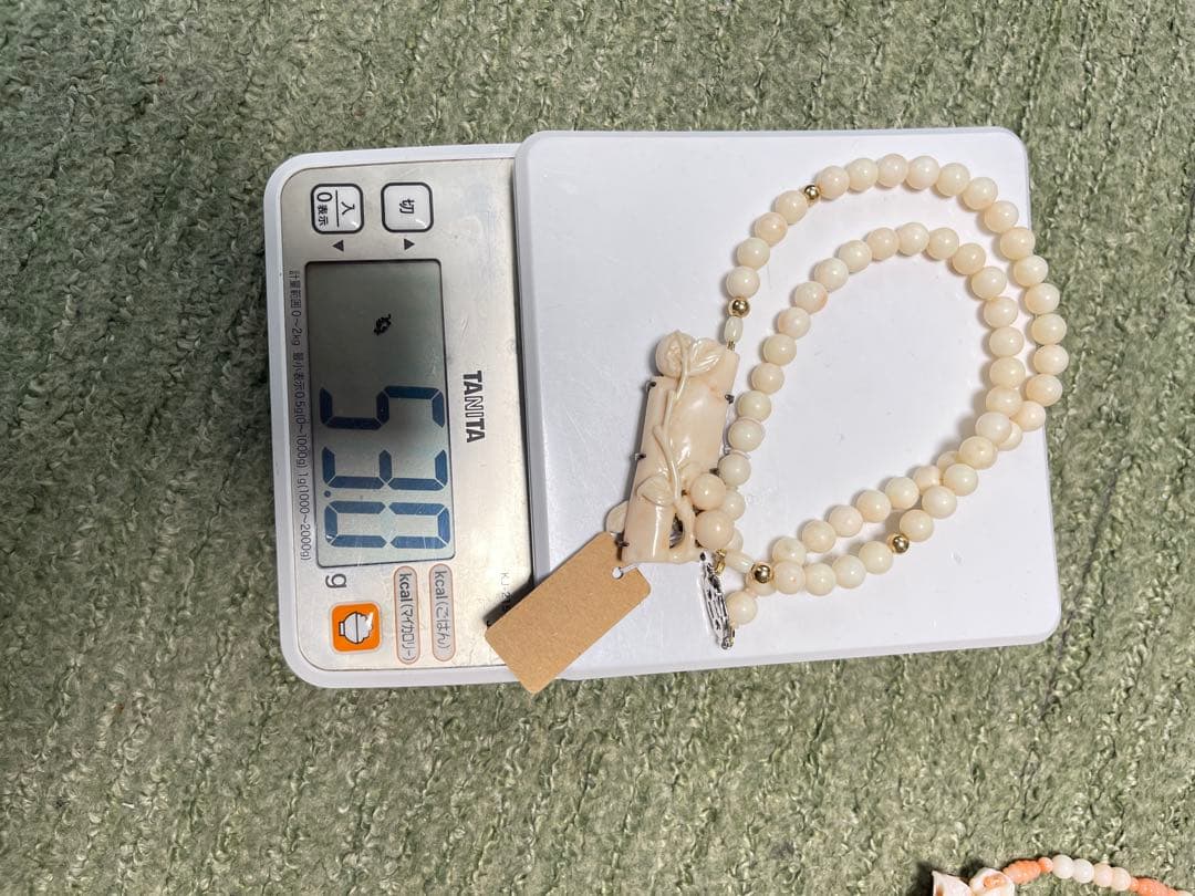 珊瑚サンゴネックレス