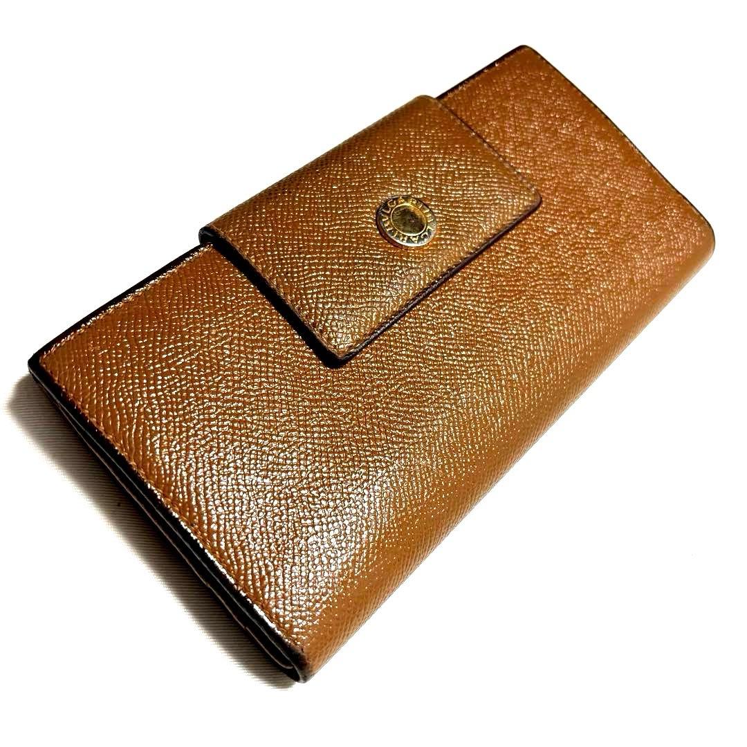 。。 ✨BVLGARI ブルガリ◆ブラウン◆グレインフルレザー◆長財布