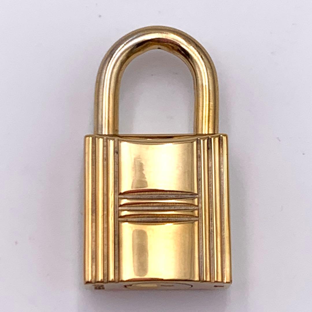 ▽HERMES エルメス カデナ　24Kメッキ　No.117　117番　鍵付き