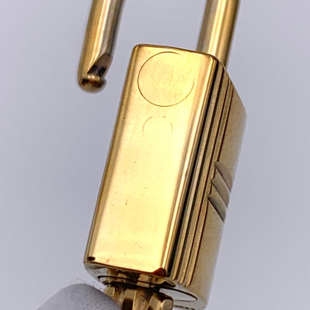 ▽HERMES エルメス カデナ　24Kメッキ　No.117　117番　鍵付き