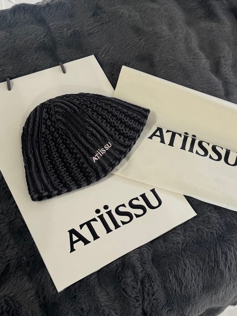 【TWICE momo 着用】ATiiSSU ニット帽