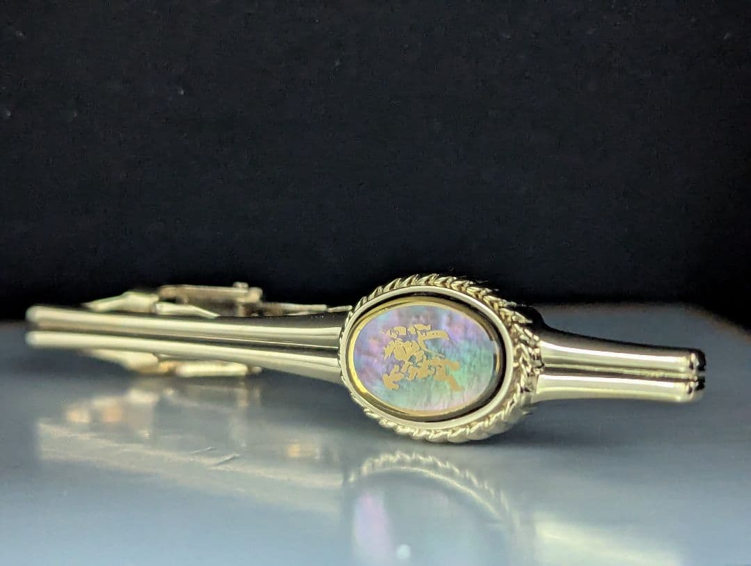 BURBERRY　ネクタイピン　ブラックシェル