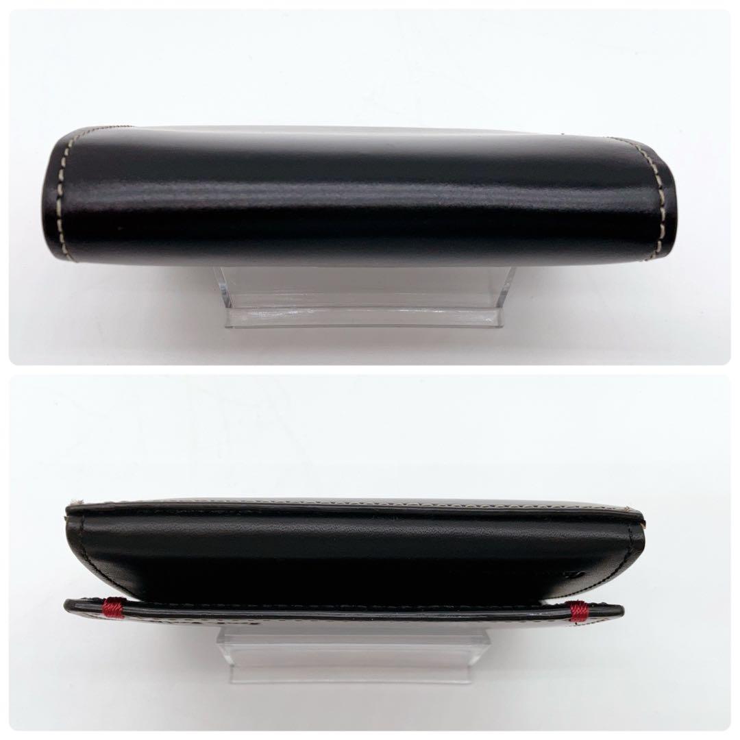 【美品】Paul Smith コードバン　名刺入れ　ブラック　総革仕上げ　最上位