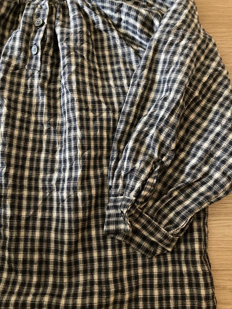 kokokids 25ss check blouse 韓国子供服