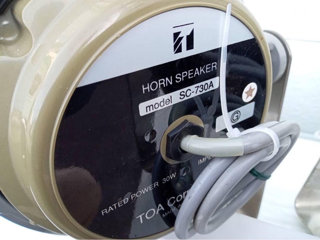 TOA　スピーカー2本で60W　車載拡声器用　UNI-PEXコードLS-404