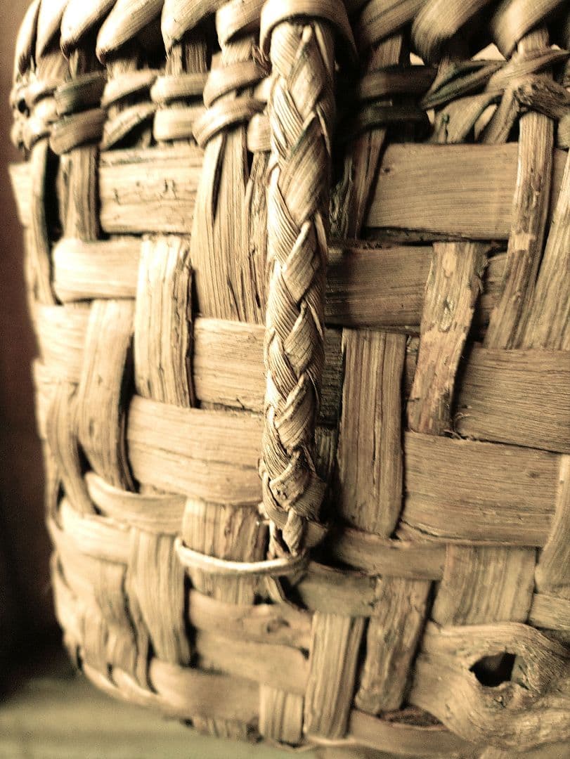 月*陽様 信州安曇野の山葡萄かごバック。里山手仕事。