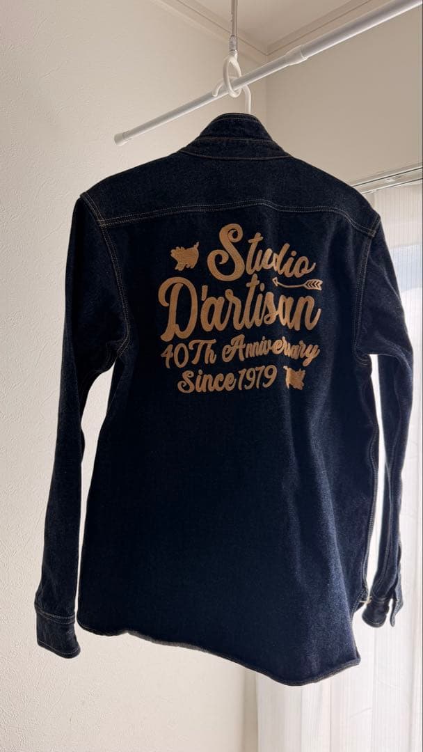 ⭐️正規品ステュディオダルチザン デニムシャツ40周年記念 美品 中古♪