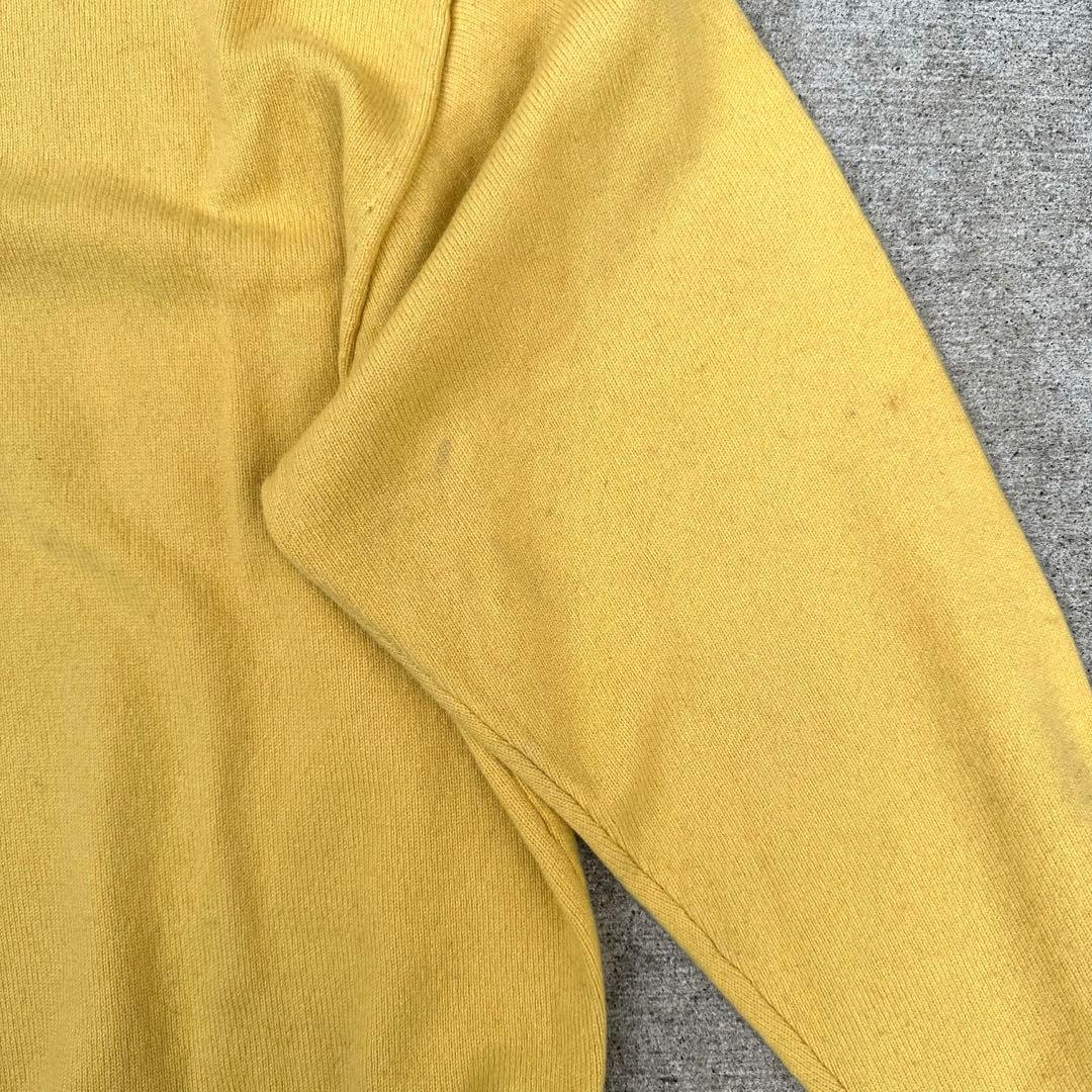 Yonetomi リジッドカシミヤ ニット YELLOW 3