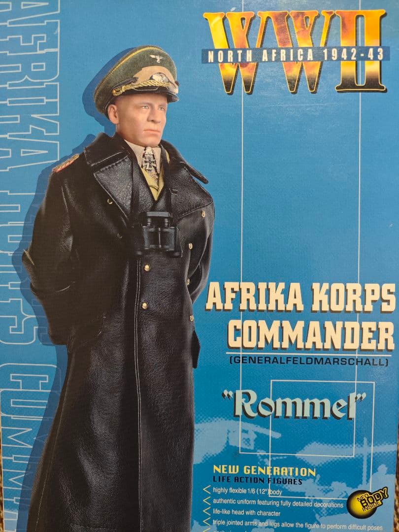 WWII アフリカ軍団指揮官 1942-43 ロンメル将軍