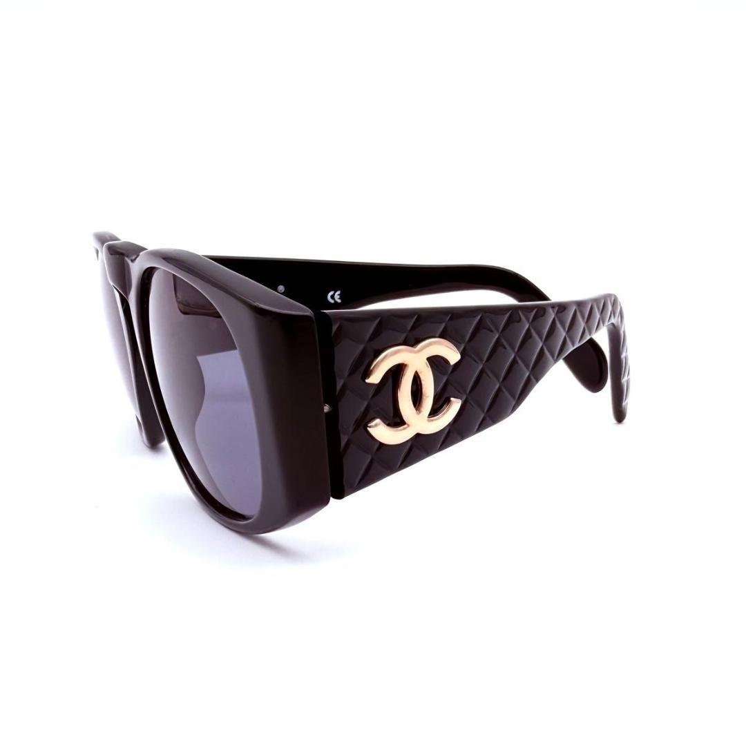 CHANEL シャネル　ココマーク　マトラッセ　サングラス　ウェリントン