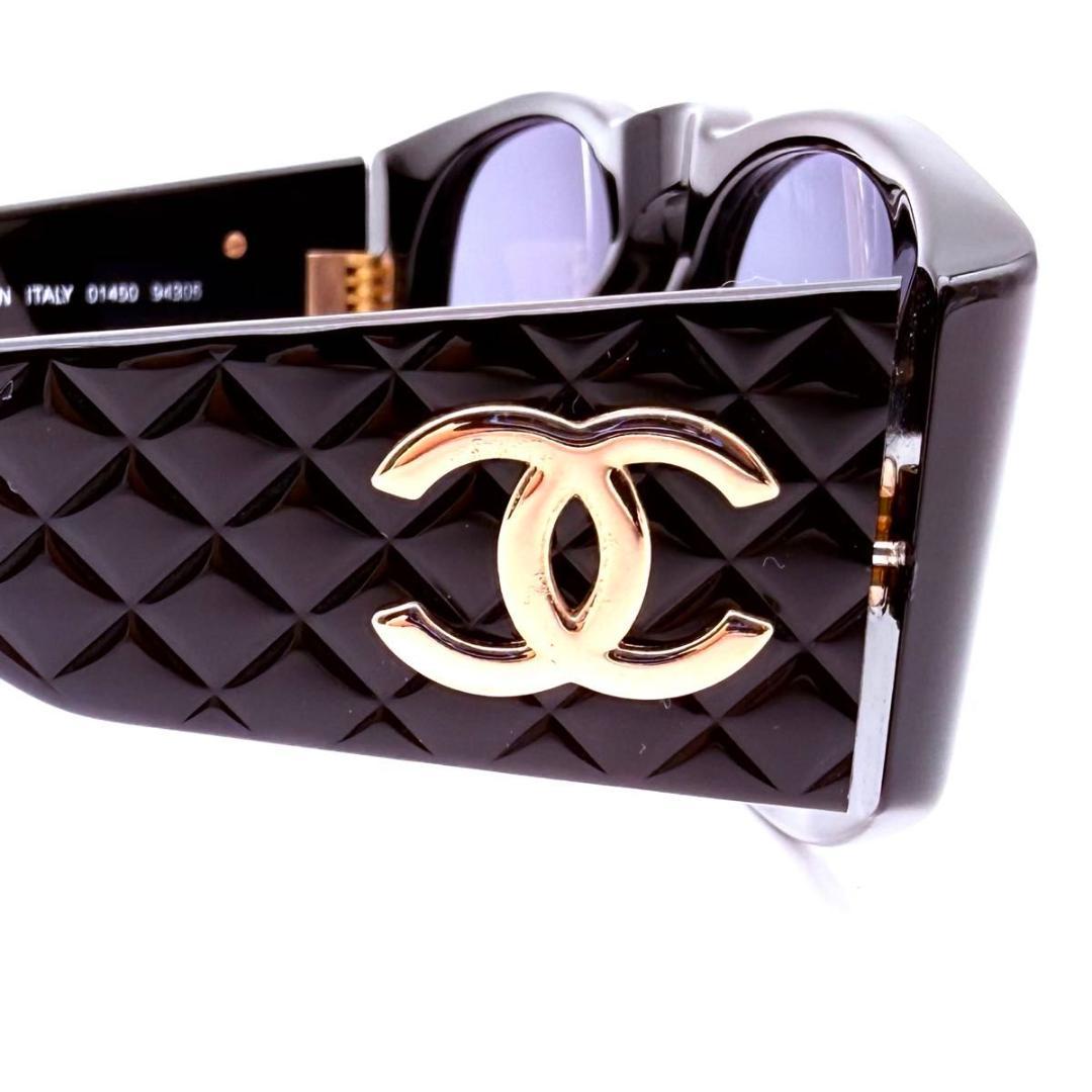 CHANEL シャネル　ココマーク　マトラッセ　サングラス　ウェリントン