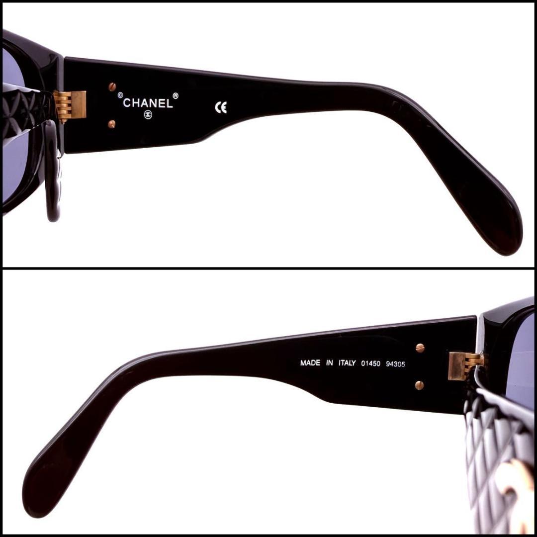 CHANEL シャネル　ココマーク　マトラッセ　サングラス　ウェリントン
