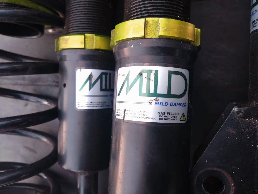 車高調 フルタップ 減衰力調整MILD　マイルド　ムーブ　100系？　ジャンクで