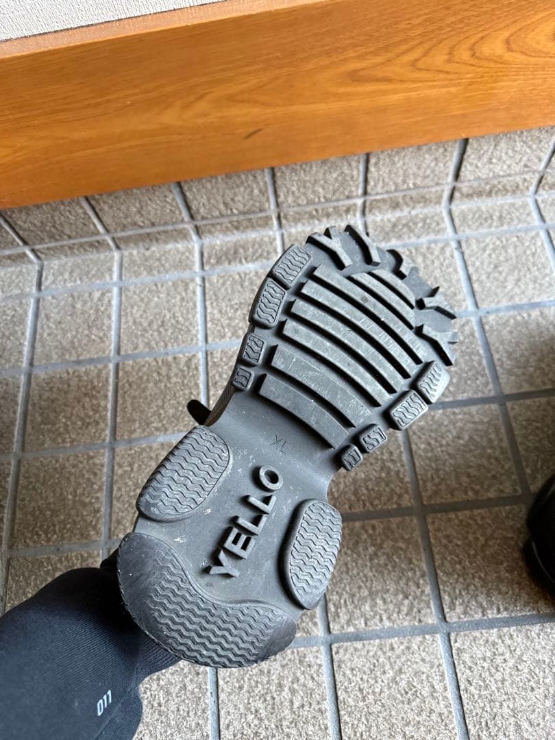 YELLO ブーツ　ブラック　XL