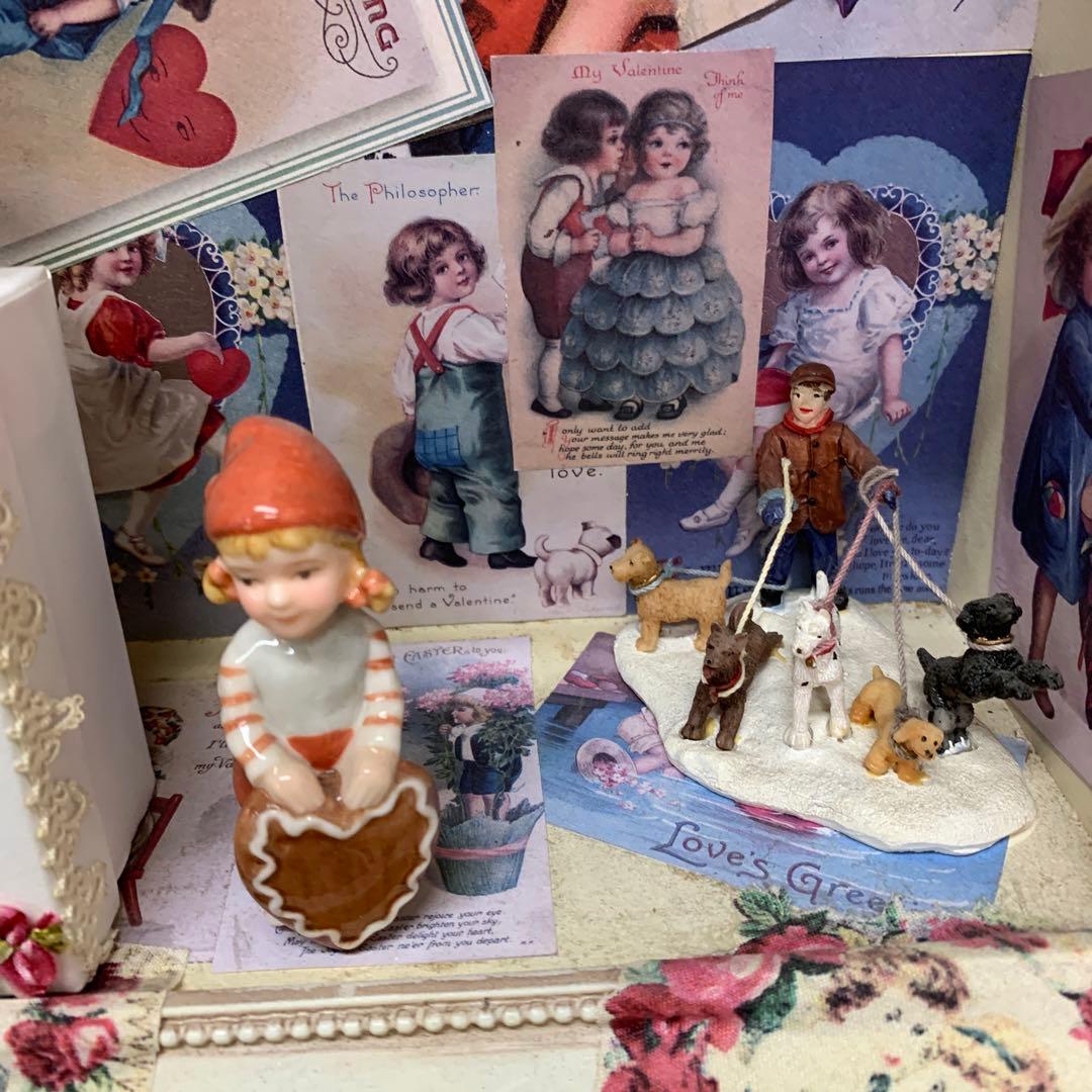 オブジェBOX ?先生作ハイブランドドール２点使用