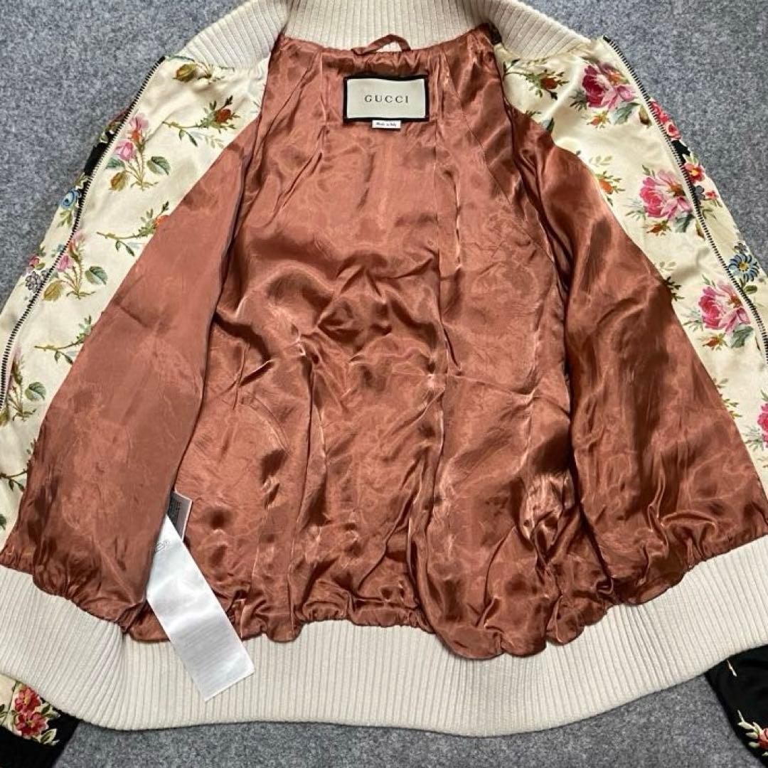 GUCCI 507645 ローズ フラワー 花柄 スカジャン ジャケット