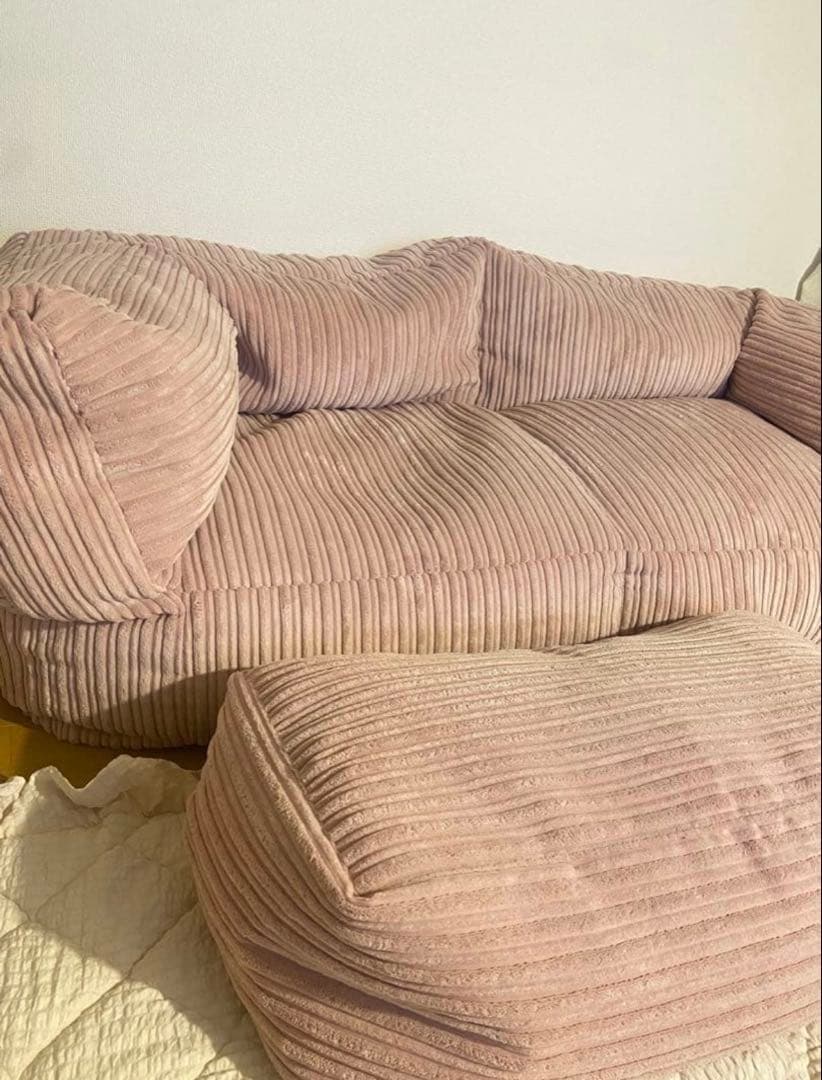 【送料¥12000込み】loungepug ビーズクッション ピンク