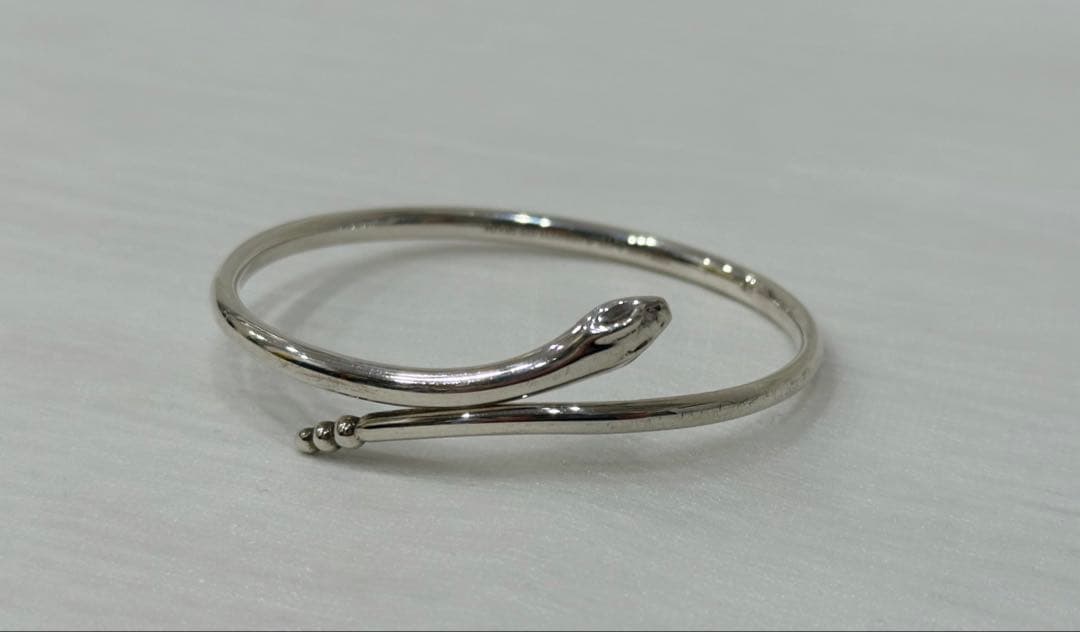 ◇ ティファニー スネーク バングル 925 約21.5g箱付き 保管品◇