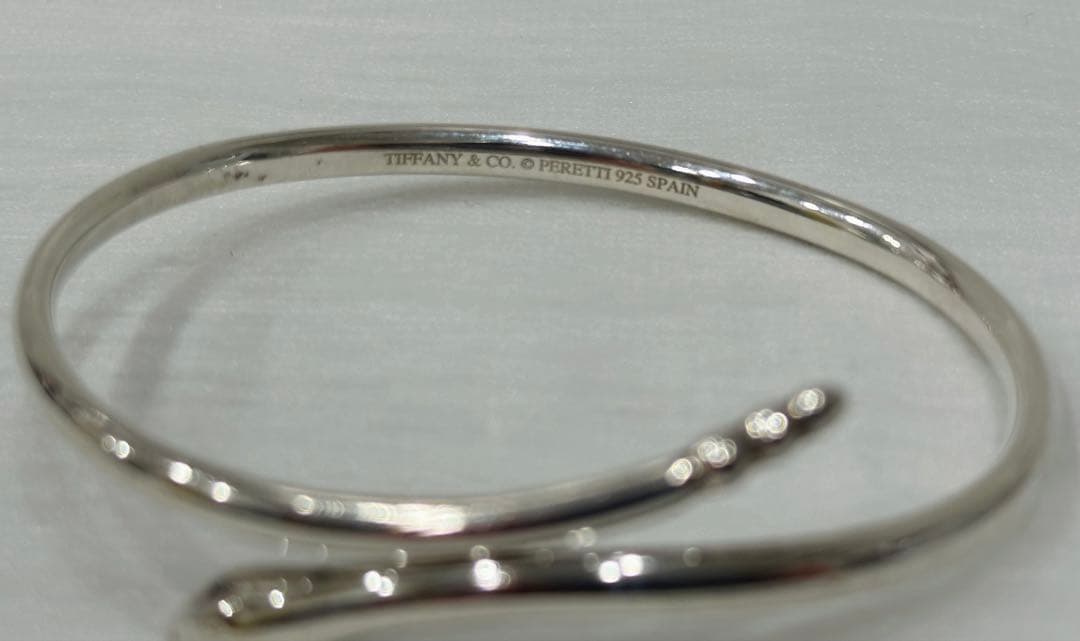 ◇ ティファニー スネーク バングル 925 約21.5g箱付き 保管品◇