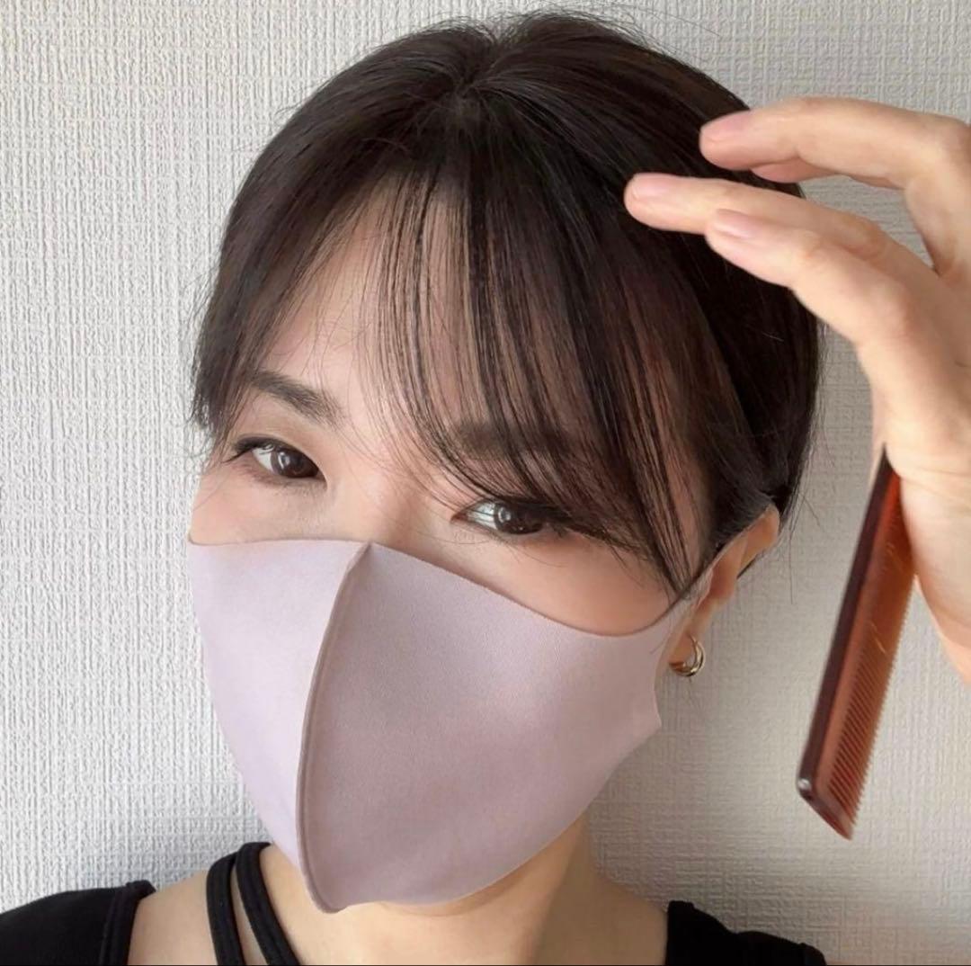 百合子ウィッグ前髪ヘアピース　カモメ　ナチュラルブラウン 前髪あり