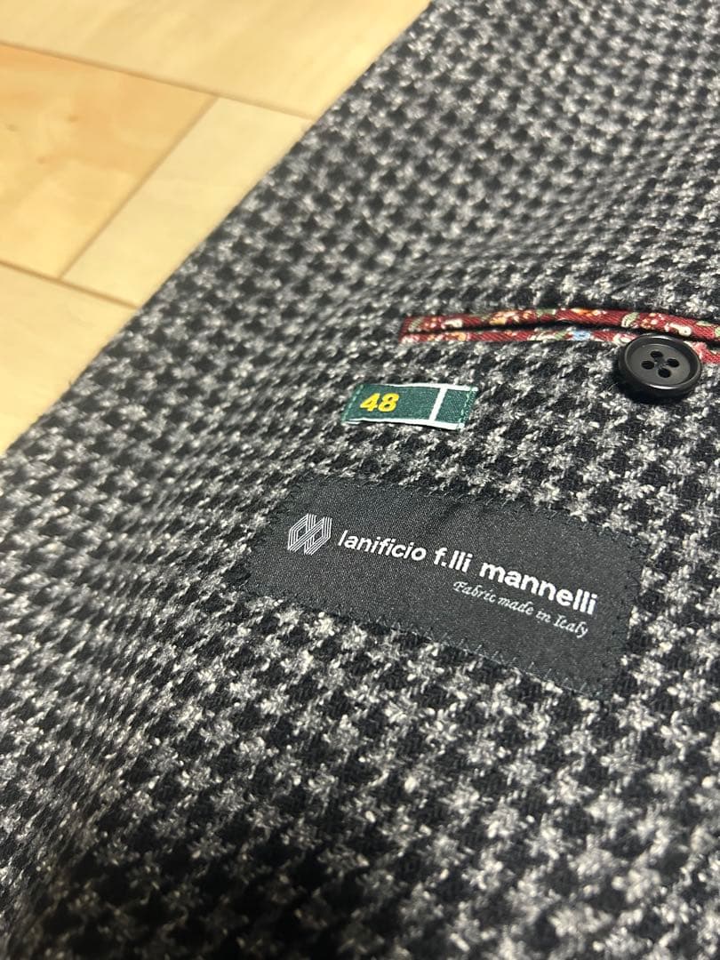 ユニバーサルランゲージ 3ピース スーツ セットアップ 46 フランネル 美品