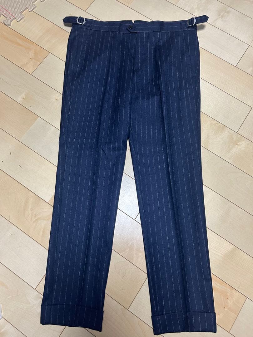 ユニバーサルランゲージ 3ピース スーツ セットアップ 46 フランネル 美品