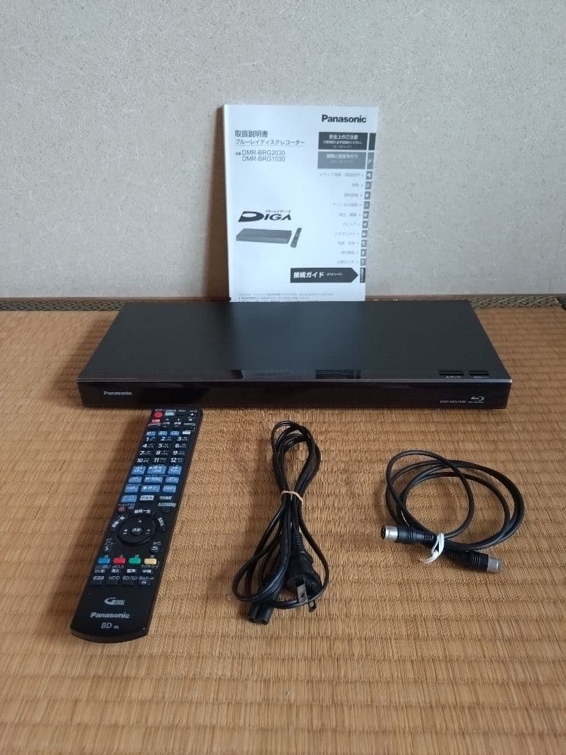 Panasonic DIGA ブルーレイレコーダー　DMR-BRG1030