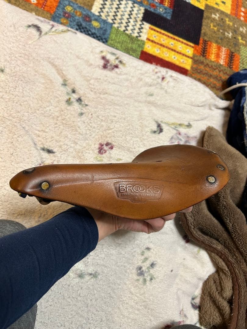 あ*き様 BROOKS ブラウンレザーサドル　めちゃくちゃ渋い色！