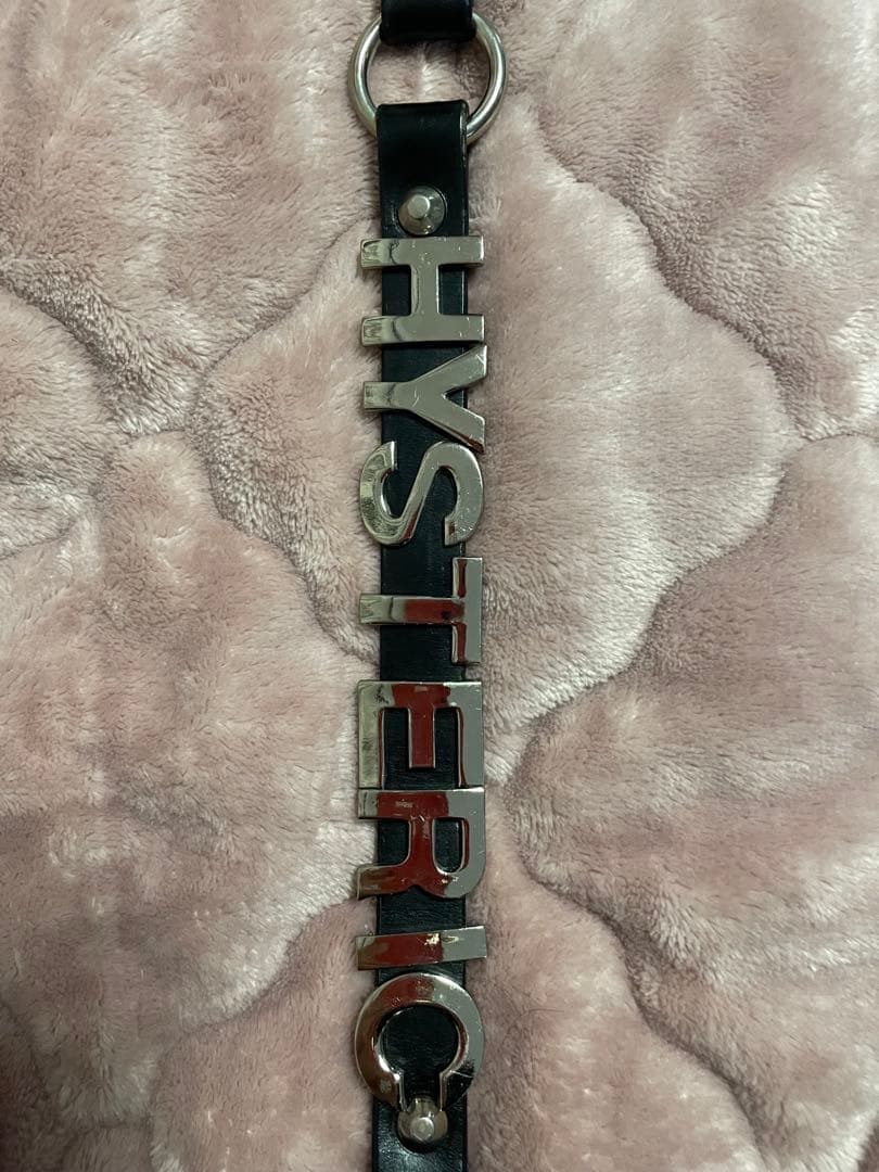 HYSTERIC GLAMOUR レザーベルトブラック ヒステリックグラマー