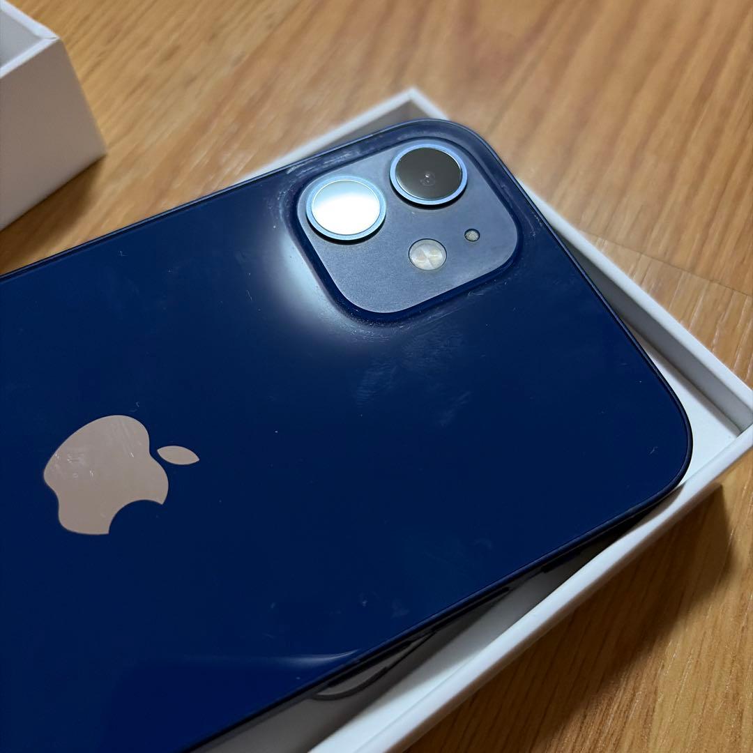 Apple iPhone 12 ブルー 本体 充電ケーブル付き　中古