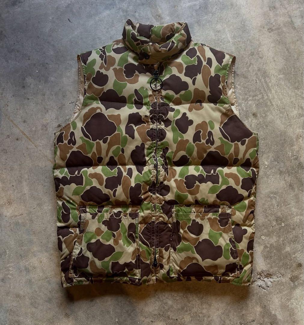 ジャケット・アウター 1980s Hansa Branta camouflage down vest
