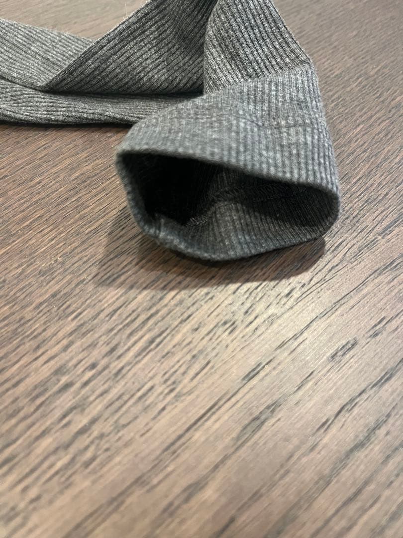 【正規品】FENDI リブ タートルネック グレー XS相当 イタリア製 美品