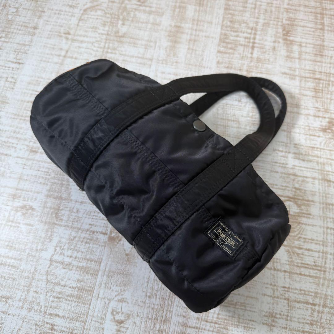 PORTER ポーター タンカー ドラムバックミニ ボストンバック　ブラック