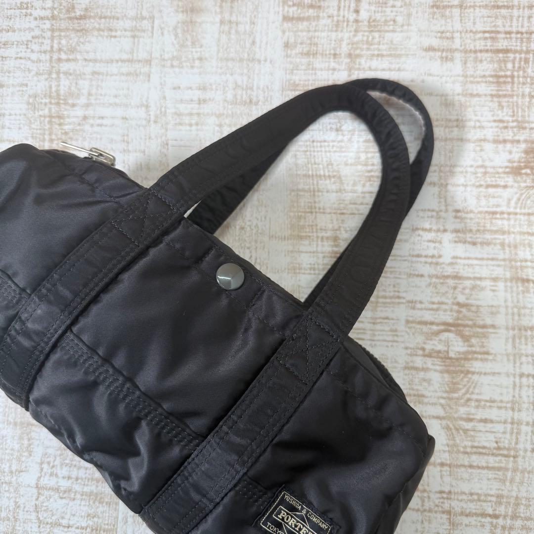PORTER ポーター タンカー ドラムバックミニ ボストンバック　ブラック