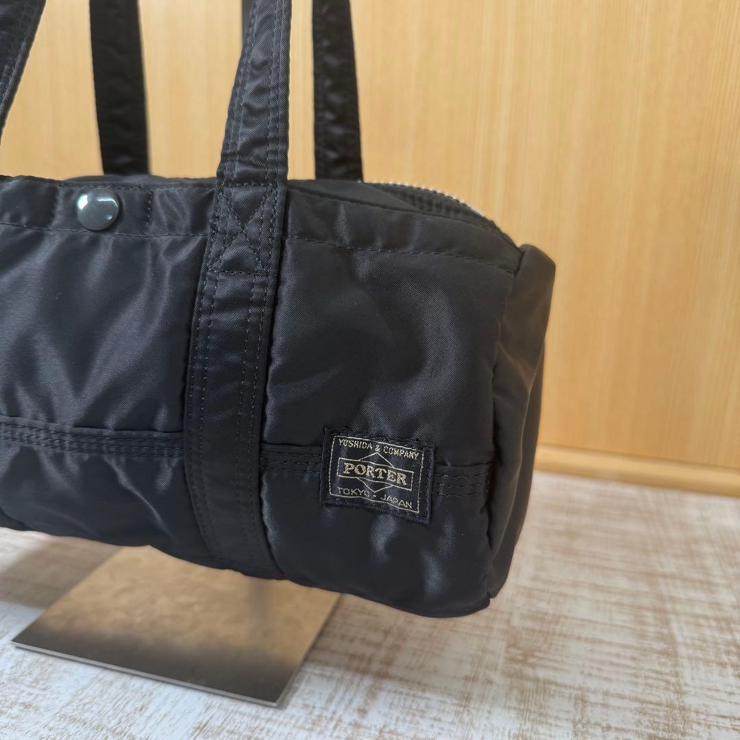 PORTER ポーター タンカー ドラムバックミニ ボストンバック　ブラック