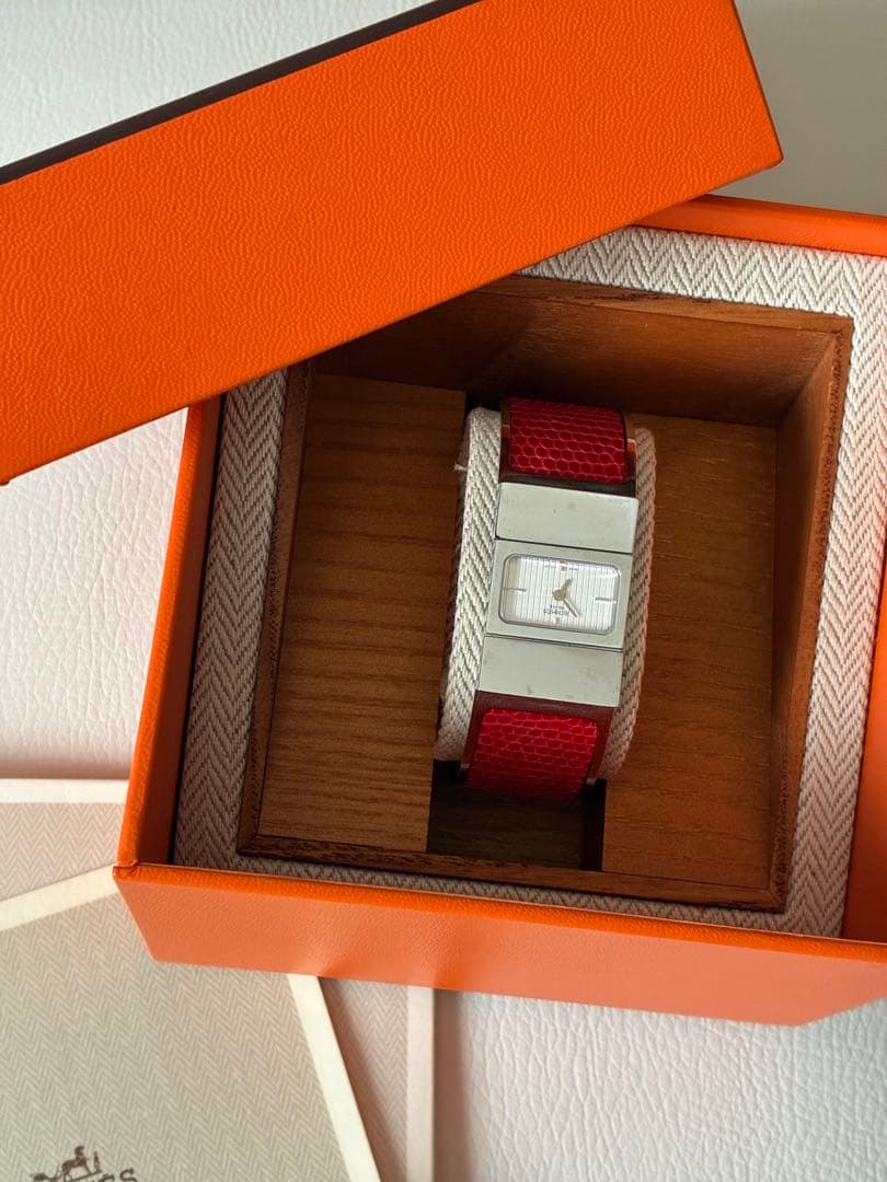 HERMESスクエアフェイス ロケ　時計 101710 H