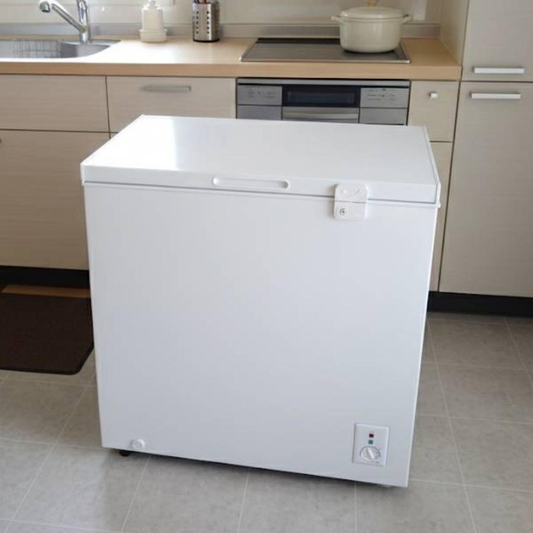 【超美品】MAXZEN（マクスゼン） 冷凍庫 197L JF200ML01WH