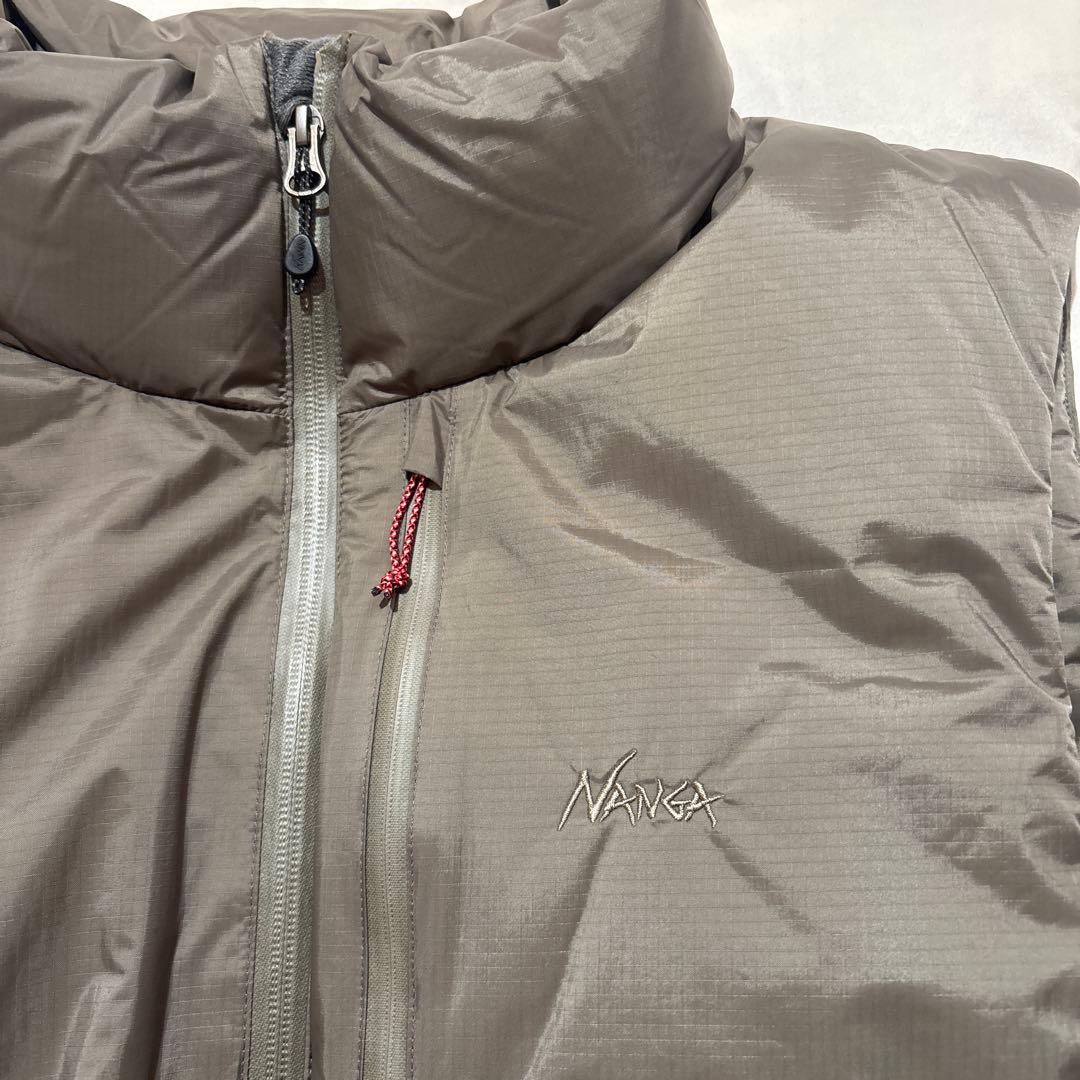 NANGA オーロラテックス スタンドカラー ダウンベスト
