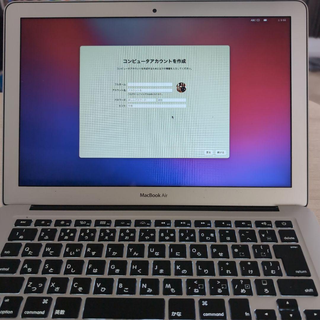 MacBook本体 MacBook Air (13-inch, Early 2015)