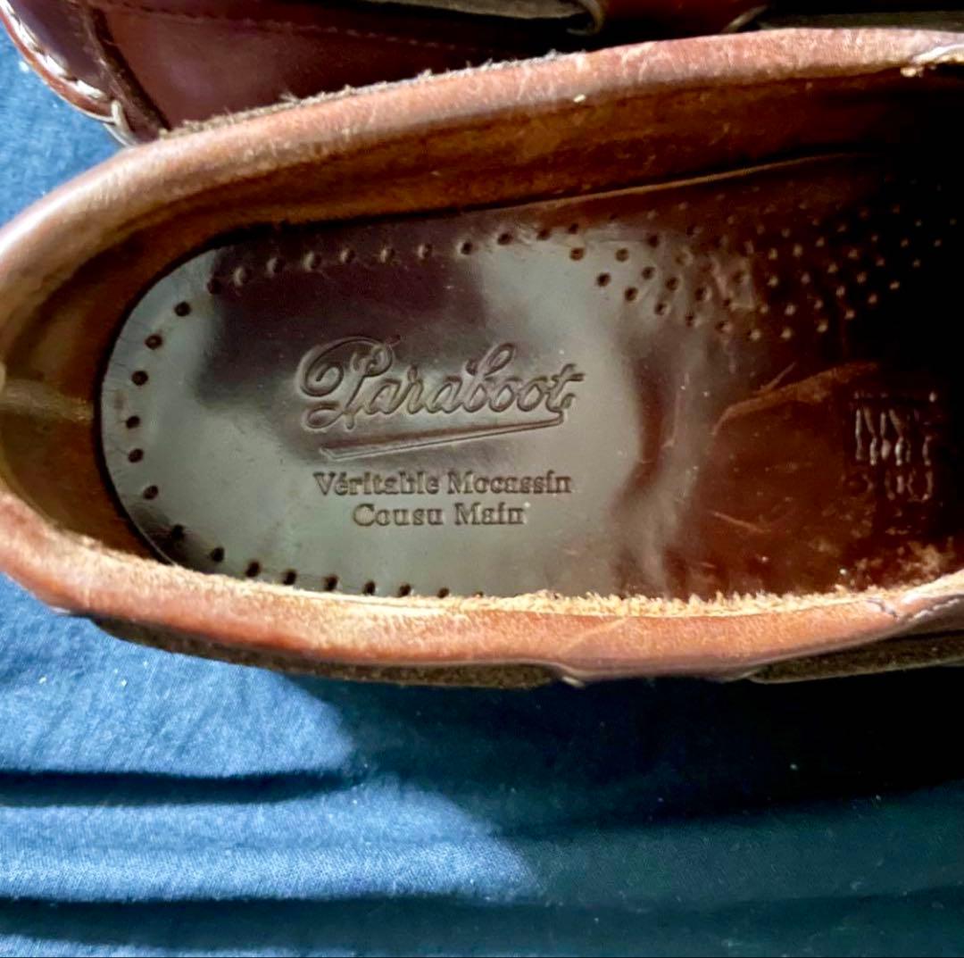 Paraboot デッキシューズ ブラウン レザーシューズ