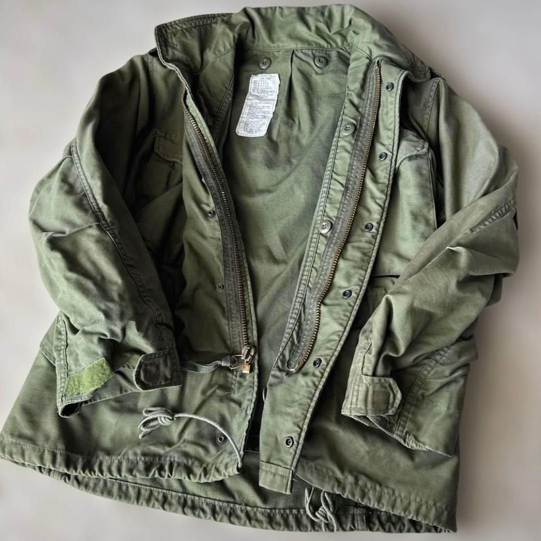 米軍ミリタリージャケット　made in USA M-65 82年製　80,s